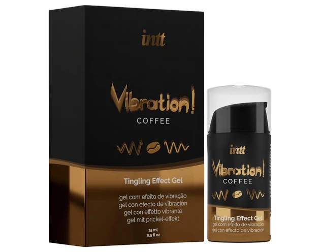 Intt Vibration! - folyékony vibrátor - kávé (15ml)