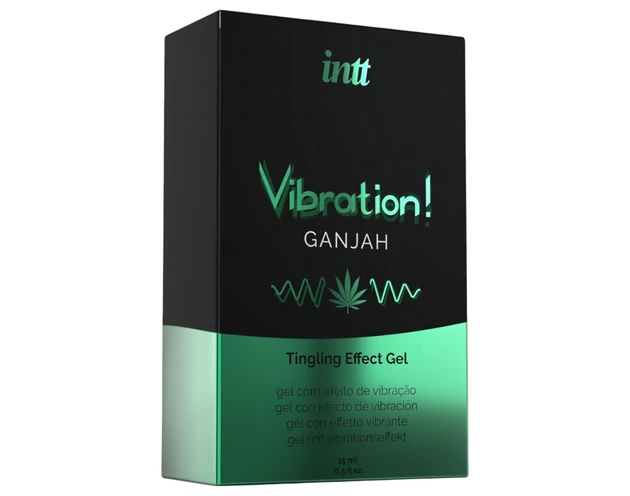 Intt Vibration! - folyékony vibrátor - Ganjah (15ml)