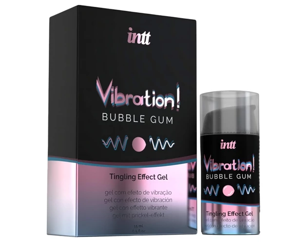 Intt Vibration! - folyékony vibrátor - rágógumi (15ml)