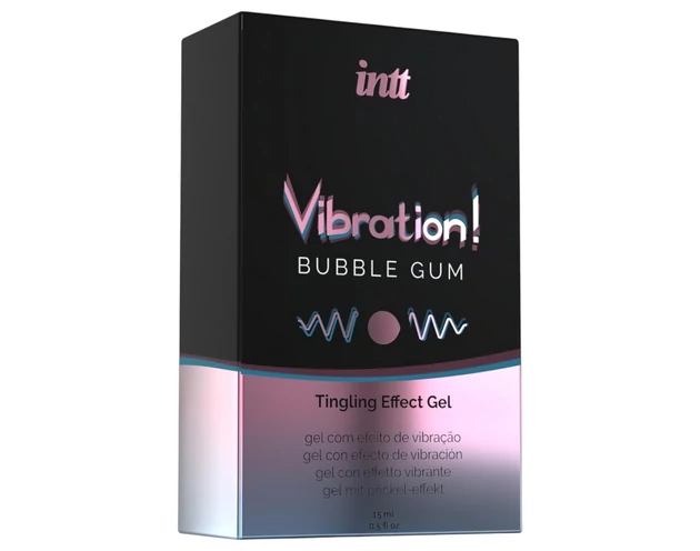Intt Vibration! - folyékony vibrátor - rágógumi (15ml)