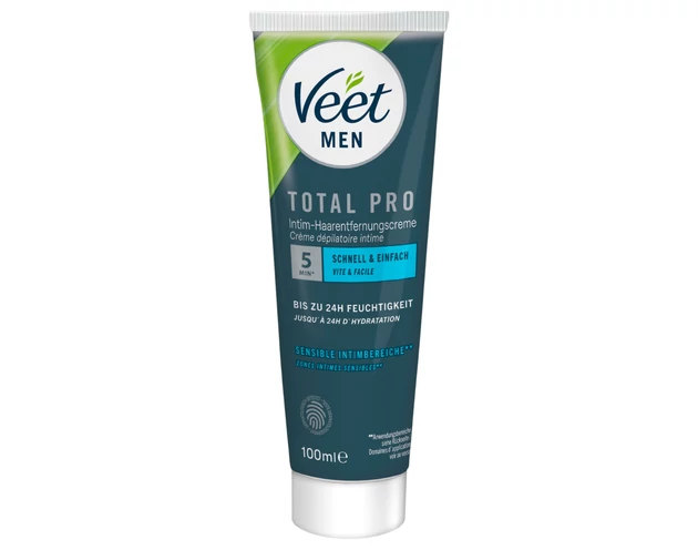 Veet - intim szőrtelenítő krém és balzsam férfiaknak (100+50ml)