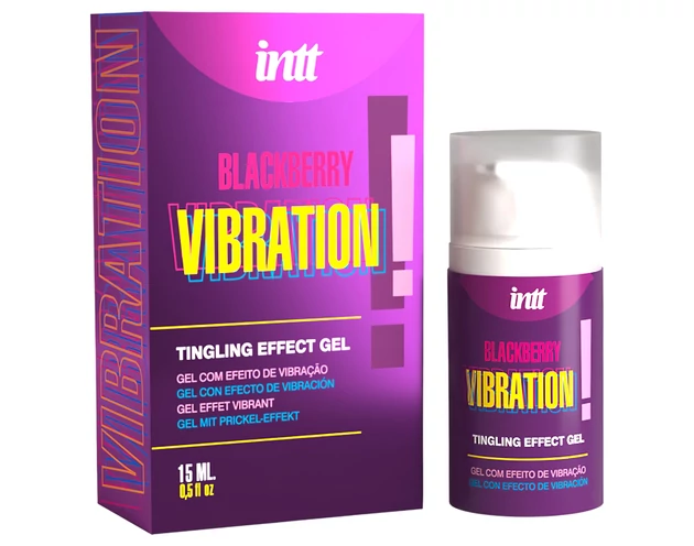 Intt Vibration! - folyékony vibrátor - szeder (15ml)