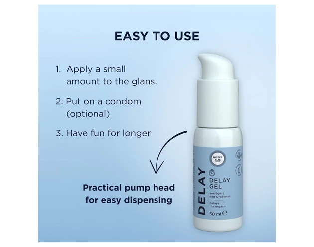 Mister Size - magömlést késleltető gél (50ml)