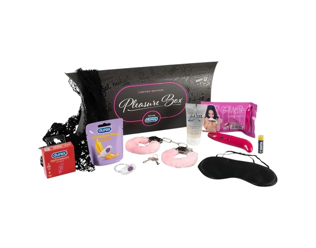 DUREX Pleasure Box - vibrátoros szett (8 részes)