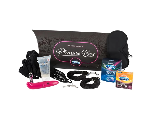 DUREX Pleasure Box - vibrátoros szett (8 részes)