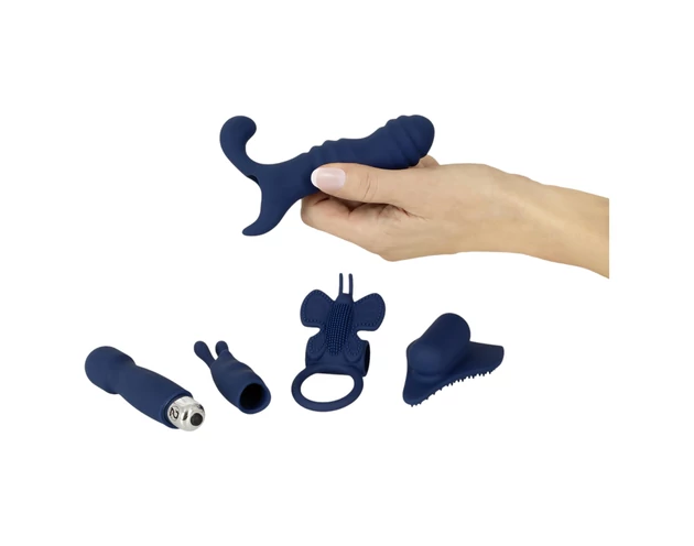 Magic Shiver - vibrátor készlet (kék)