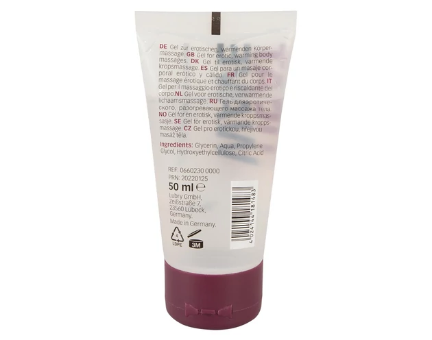 Just Play - melegítő vízbázisú síkosító (50ml)