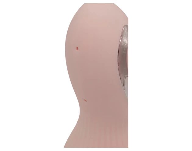 Lonely - akkus, vízálló szívó-nyaló mell vibrátor (pink)