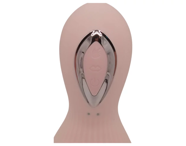 Lonely - akkus, vízálló szívó-nyaló mell vibrátor (pink)