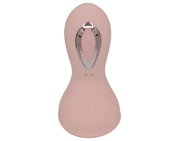 Lonely - akkus, vízálló szívó-nyaló mell vibrátor (pink)