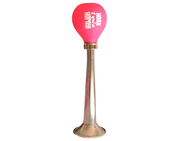 Be vagyok indulva - duda (pink-ezüst)