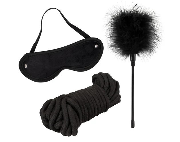 Master & Slave - Kötözős játék szett (barna-fekete)