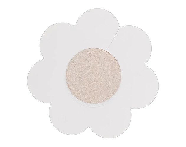 Cottelli Nipple Cover - virág mellbimbó tapasz - natúr (12db)