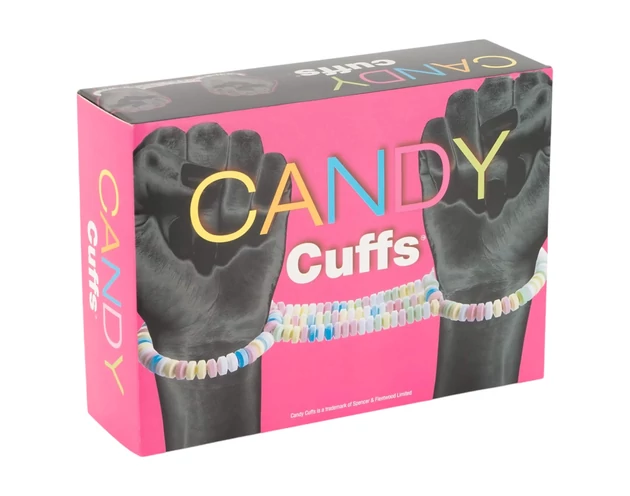 Candy Cuffs - cukor bilincs - színes (45g)