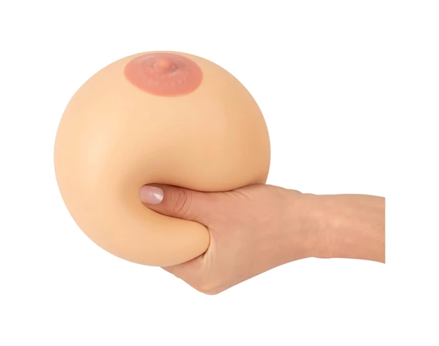 Stresszlabda XXL - cici (natúr)