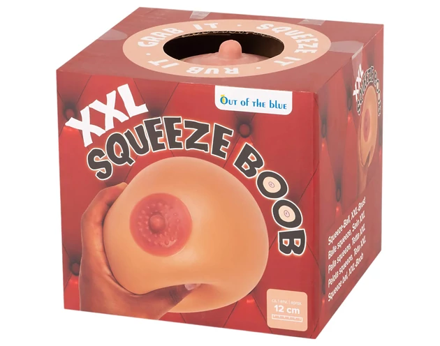 Stresszlabda XXL - cici (natúr)