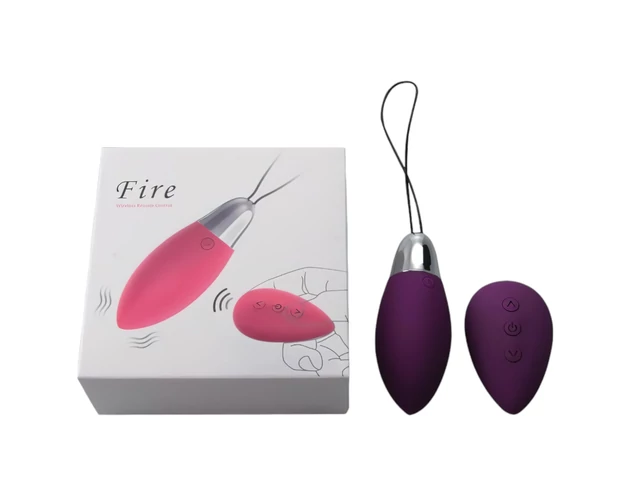 Cotoxo Fire 2 - távirányítós vibrációs tojás (lila)