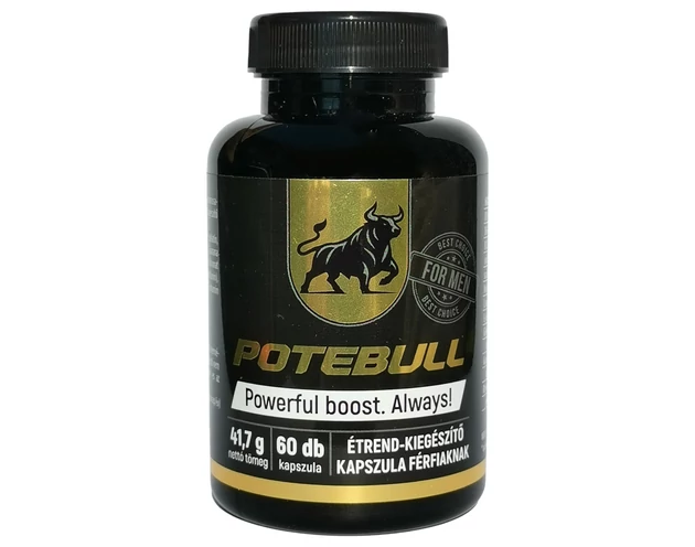 Potebull - étrend kiegészítő kapszula férfiaknak (60db)