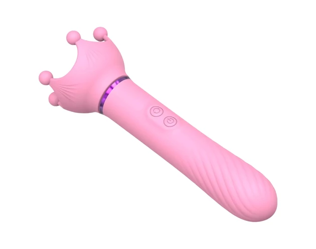 Sunfo - mellbimbó és G-pont vibrátor (pink)