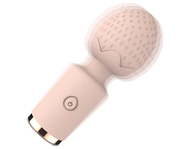 Sunfo Strawberry - vízálló mini masszírozó vibrátor (pink)