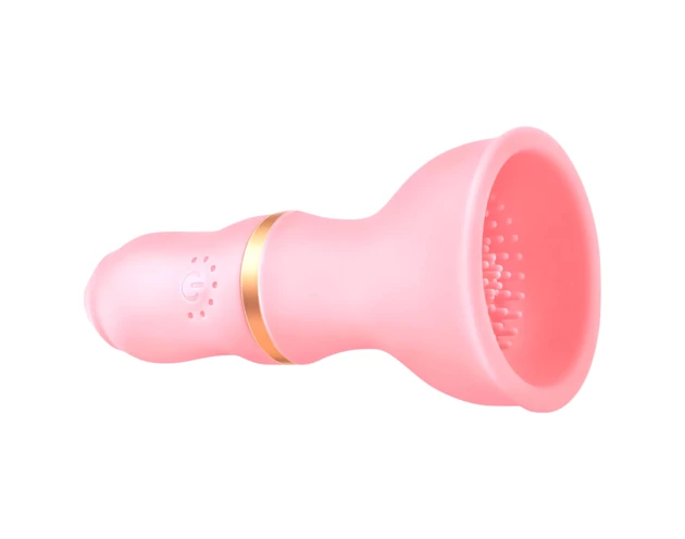 Sunfo - akkus mell vibrátor (pink)