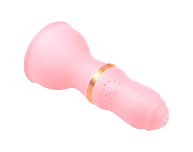 Sunfo - akkus mell vibrátor (pink)