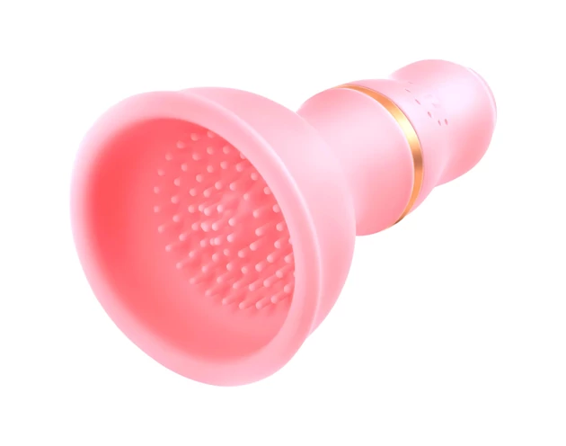 Sunfo - akkus mell vibrátor (pink)