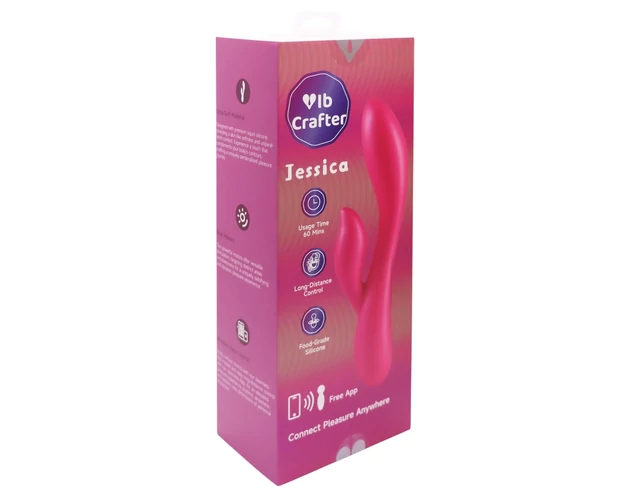 LP Jessica - okos, vízálló csiklókaros vibrátor (pink)