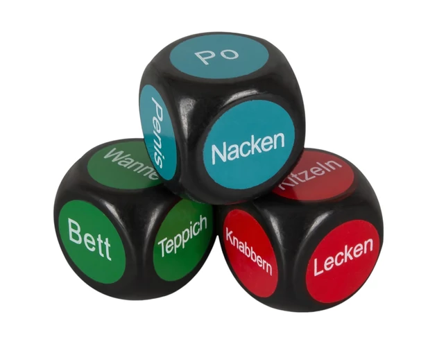 Szex kocka - német nyelven (3db)