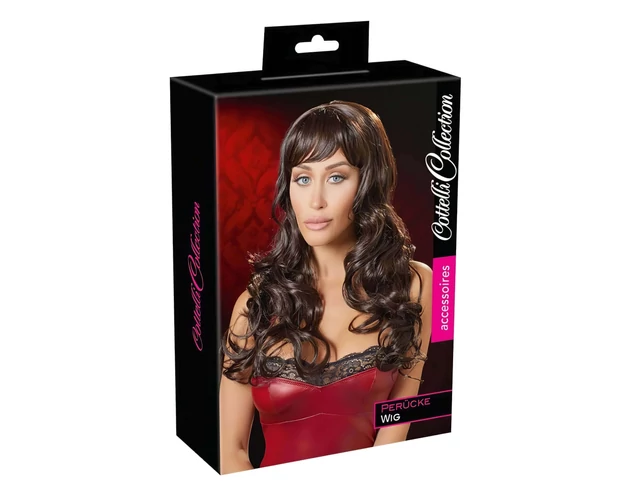 Cottelli - hullámos, barna paróka