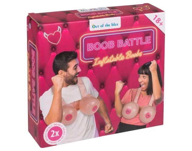 Boob Battle - felfújható felcsatolható cicicsata (natúr)