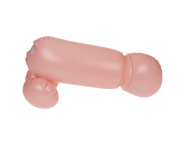 Cock Fighting - felfújható felcsatolható pénisz (natúr)