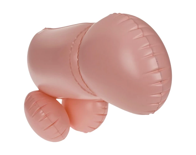 Cock Fighting - felfújható felcsatolható pénisz (natúr)