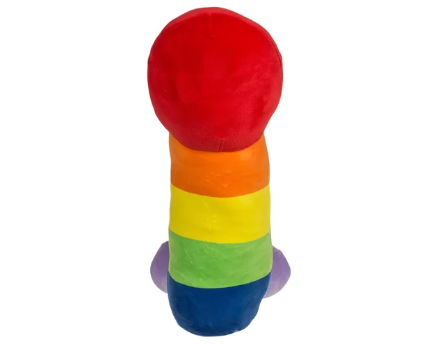 Plüss fütyi - 30 cm (szivárvány)