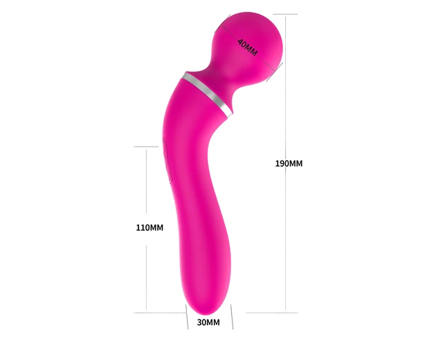 Lonely 2in1 – masszírozó és G-pont vibrátor 3 feltéttel (pink)