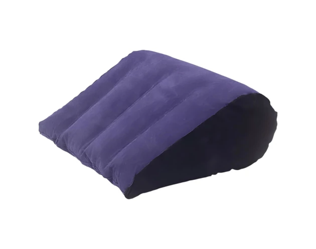 Magic Pillow - Felfújható szexpárna - ék alakú (lila)