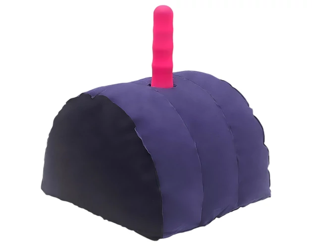 Magic Pillow - Felfújható szexpárna - dildótartóval (lila)