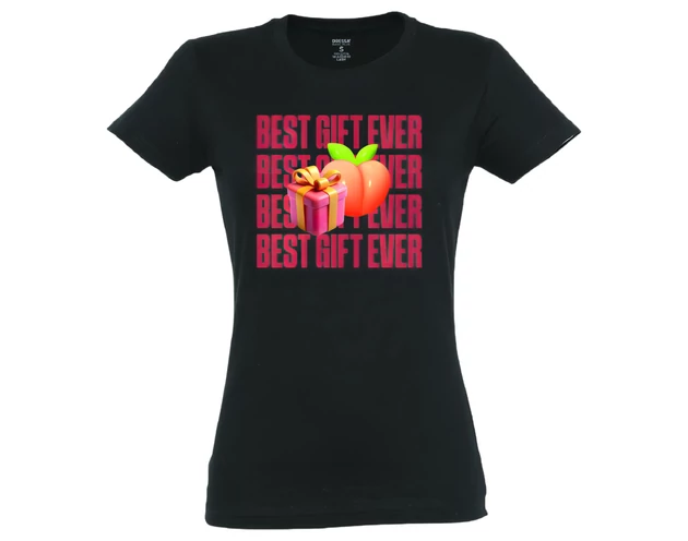 Best Gift Ever - női póló (fekete)