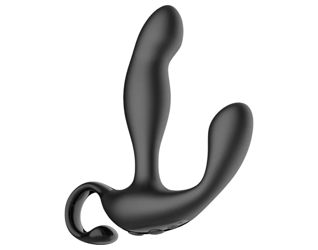 Funny Me Finger Wiggle - rádiós prosztata vibrátor (fekete)