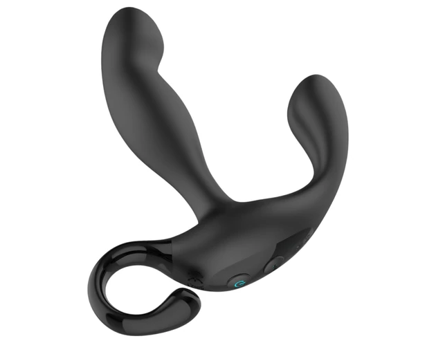 Funny Me Finger Wiggle - rádiós prosztata vibrátor (fekete)