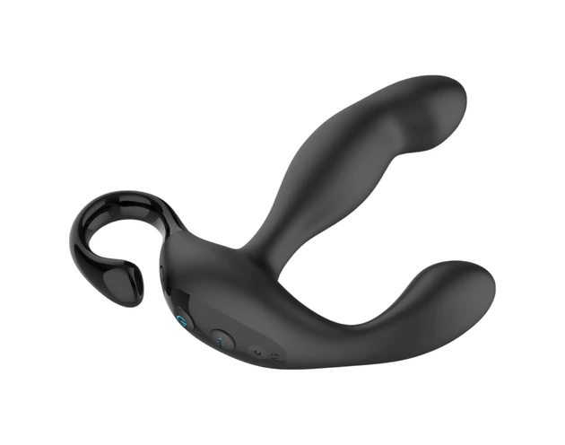 Funny Me Finger Wiggle - rádiós prosztata vibrátor (fekete)