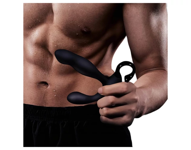 Funny Me Finger Wiggle - rádiós prosztata vibrátor (fekete)