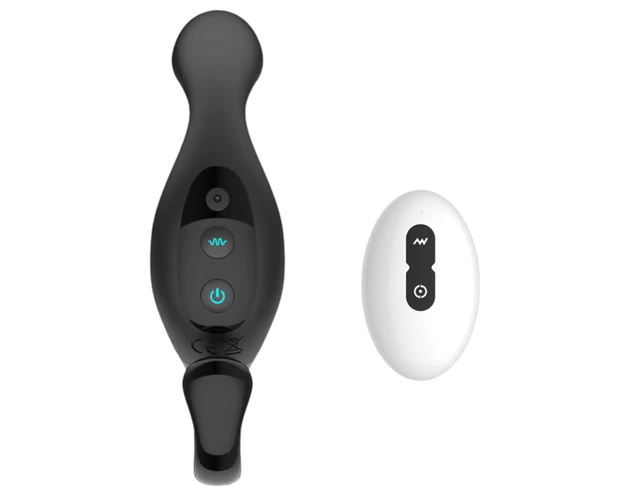 Funny Me Finger Wiggle - rádiós prosztata vibrátor (fekete)