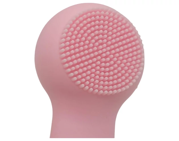 FaceClean - akkus, vízálló arc masszírozó készülék (pink)