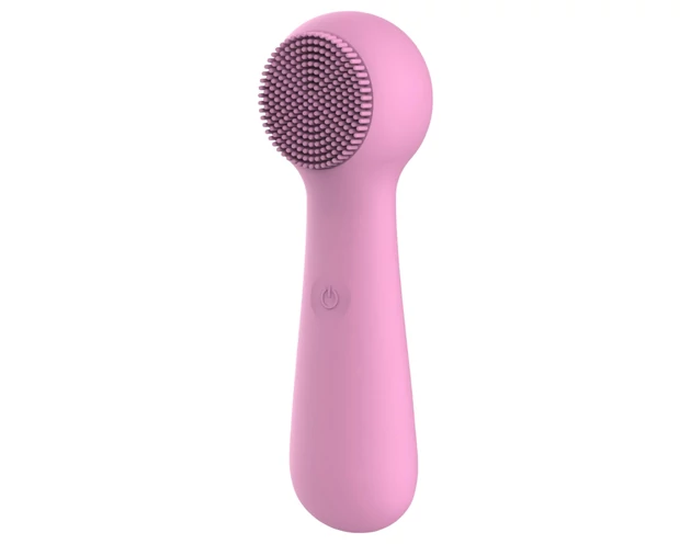 FaceClean - akkus, vízálló arc masszírozó készülék (pink)