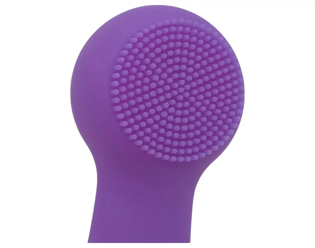 FaceClean - akkus, vízálló arc masszírozó készülék (lila)