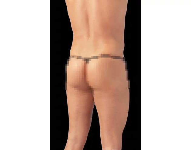 Minitanga férfiaknak (fekete)