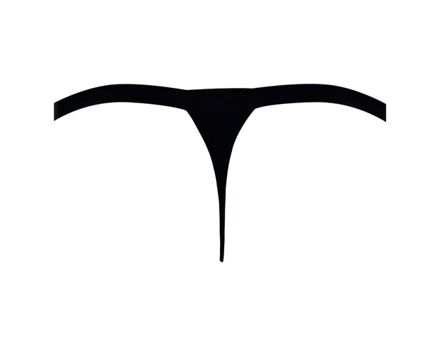 Svenjoyment - strasszos férfi tanga (fekete)