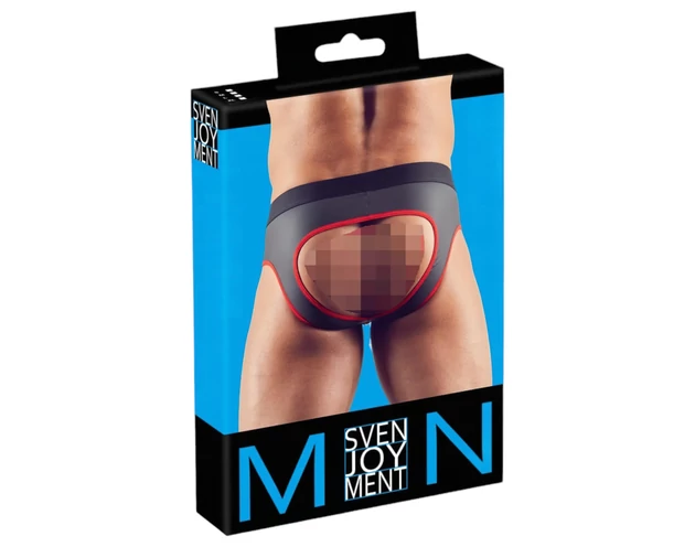 Svenjoyment - nyitott jock alsó (fekete)