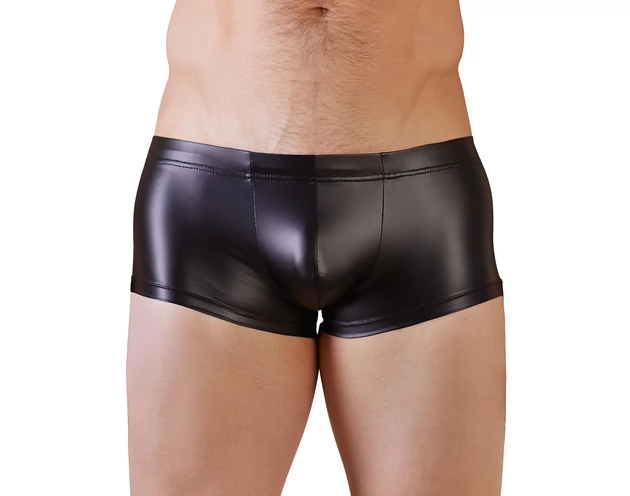 NEK - fényes rövid boxer (fekete)